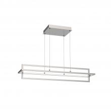 KUZCO Lighting LP16236-BN - Mondrian 36-in Brushed Nickel LED Linear Pendant