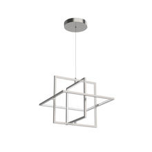 KUZCO Lighting PD16320-BN - Mondrian 20-in Brushed Nickel LED Pendant