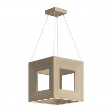 KUZCO Lighting PD32912-WK - Morina 12-in White Oak LED Pendant