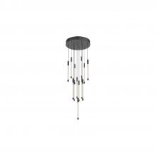 KUZCO Lighting MP75113-BK - Motif 13-in Black LED Multi Pendant