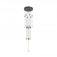 KUZCO Lighting MP75121-BK - Motif 21-in Black LED Multi Pendant