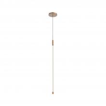 KUZCO Lighting PD75027-BG - Motif 27-in Brushed Gold LED Pendant