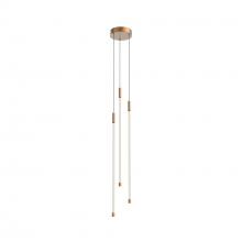 KUZCO Lighting MP75227-BG-UNV - Motif 27-in Brushed Gold LED Multi Pendant