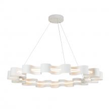 KUZCO Lighting CH18035-AW - Nami 35-in Antique White LED Chandelier