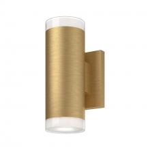 KUZCO Lighting 601432BG-LED - Norfolk 8-in Brushed Gold LED Wall Sconce