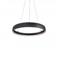 KUZCO Lighting PD22735-BK-UNV - Halo 35-in Black LED Pendant