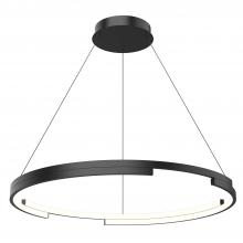 KUZCO Lighting PD52732-BK-UNV - Anello Minor 32-in Black LED Pendant