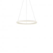 KUZCO Lighting PD80324-WH-UNV - Cumulus Minor 24-in White LED Pendant