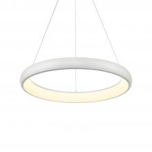 KUZCO Lighting PD82724-WH-UNV - Cortana 24-in White LED Pendant