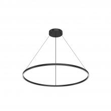 KUZCO Lighting PD87748-BK-UNV-010 - Cerchio 48-in Black LED Pendant
