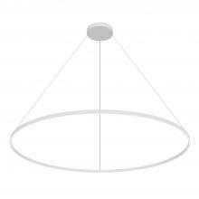 KUZCO Lighting PD87772-WH-UNV-010 - Cerchio 72-in White LED Pendant