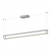 KUZCO Lighting LP45560-WH-UNV - Plaza 60-in White LED Linear Pendant