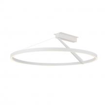 KUZCO Lighting SF27731-WH-3WCCT-UNV - Roda 31-in White LED Semi-Flush Mount