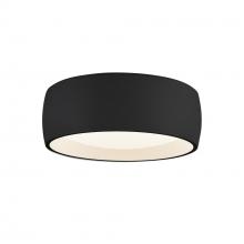 KUZCO Lighting FM82106-BK - Savile 4-in Black LED Flush Mount