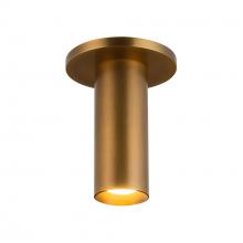 KUZCO Lighting SF90406-VB-UNV - Mason 6-in Vintage Brass LED Semi-Flush Mount