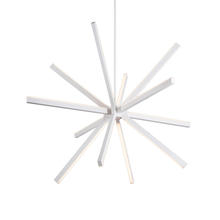 KUZCO Lighting CH14348-WH - Sirius 48-in White LED Chandeliers