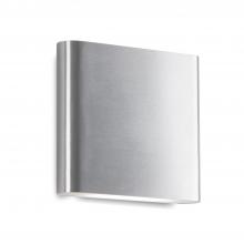 KUZCO Lighting AT68006-BN - Slate 6-in Brushed Nickel LED All terior Wall