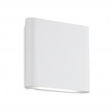 KUZCO Lighting AT68006-WH - Slate 6-in White LED All terior Wall