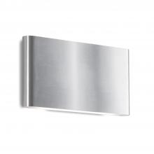 KUZCO Lighting AT68010-BN - Slate 10-in Brushed Nickel LED All terior Wall
