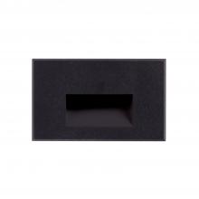 KUZCO Lighting ER3003-BK-12V - Sonic 3-in Black LED Exterior Low Voltage Wall/Step Lights