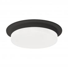 KUZCO Lighting FM42706-BK - Stockton 6-in Black LED Flush Mount