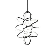 KUZCO Lighting CH93941-BK - Synergy 41-in Black LED Chandeliers