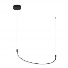KUZCO Lighting LP89036-BK - Talis 36-in Black LED Linear Pendant