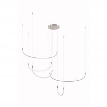 KUZCO Lighting MP89570-BN - Talis 70-in Brushed Nickel LED Multi Pendant