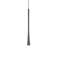 KUZCO Lighting PD15816-BK - Taper 16-in Black LED Pendant