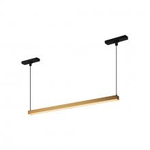 KUZCO Lighting TRL28122-BG - Mira 22-in Brushed Gold Trilo Track Linear Pendant