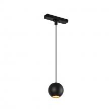 KUZCO Lighting TRP26903-BK-4K - Faria 3-in Black 4000K Trilo Track Pendant