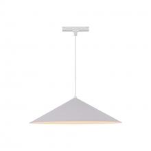 KUZCO Lighting TRP73915-WH-4K - Luiz 15-in White 4000K Trilo Track Pendant
