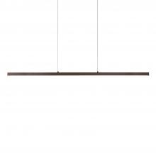 KUZCO Lighting LP10356-BK-2700K - Vega 56-in Black LED Linear Pendant (2700K)