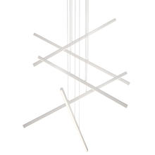 KUZCO Lighting MP10305-BN - Vega 5 Head Brushed Nickel LED Multi Pendant