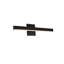 KUZCO Lighting VL10323-BK - Vega 23-in Black LED Vanity
