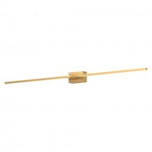 KUZCO Lighting WS25350-BG-UNV - Pandora 50-in Brushed Gold LED Wall Sconce
