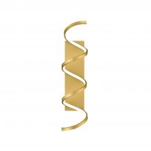 KUZCO Lighting WS93730-AN-UNV - Synergy 30-in Antique Brass LED Wall Sconce