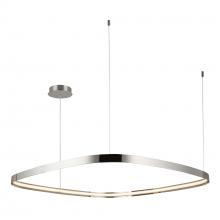 KUZCO Lighting PD78040-PN - Yukon 40-in Polished Nickel LED Pendant