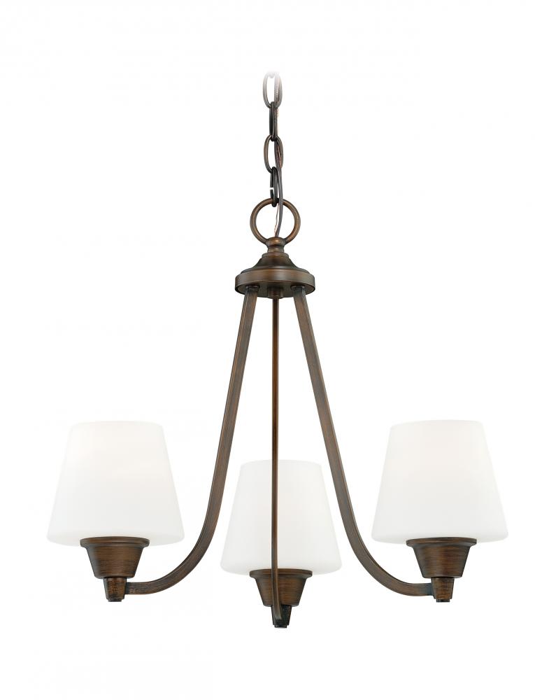 Calais 3L Mini Chandelier Venetian Bronze