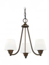 Vaxcel International H0101 - Calais 3L Mini Chandelier Venetian Bronze