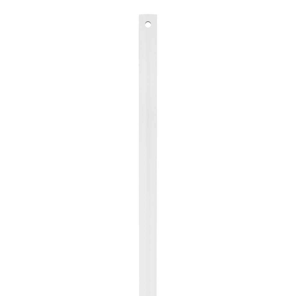 18" Coastal Downrod in Matte White