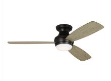Monte Carlo Fans 3IKR52AGPD - Ikon 52" Dimmable Integrated LED Indoor Aged Pewter Hugger Ceiling Fan with Light Kit