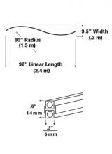 Feiss - Generation Lighting 700MOBHSC60BRZ - Pre-Bent S Curve MonoRail