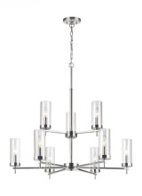 Generation - Designer 3190309-05 - Zire Nine Light Chandelier