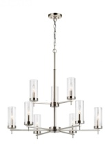 Generation - Designer 3190309EN-962 - Zire Nine Light Chandelier
