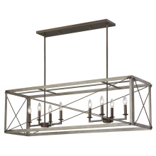 Generation - Designer 6626308EN-872 - Thornwood Eight Light Island Pendant