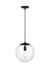 Generation - Designer 6701801-112 - Leo - Hanging Globe Large One Light Pendant with Clear Seeded Glass