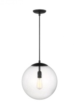 Generation - Designer 6801801-112 - Leo - Hanging Globe Extra Large One Light Pendant with Clear Seeded Glass