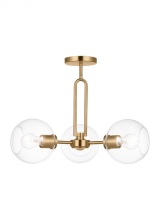 Generation - Designer 7755703-848 - Codyn Three Light Semi-Flush Convertible Pendant