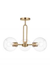 Generation - Designer 7755703EN7-848 - Three Light Semi-Flush Convertible Pendant